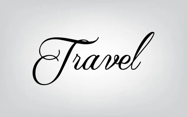 Travel typography — Stock Vector
