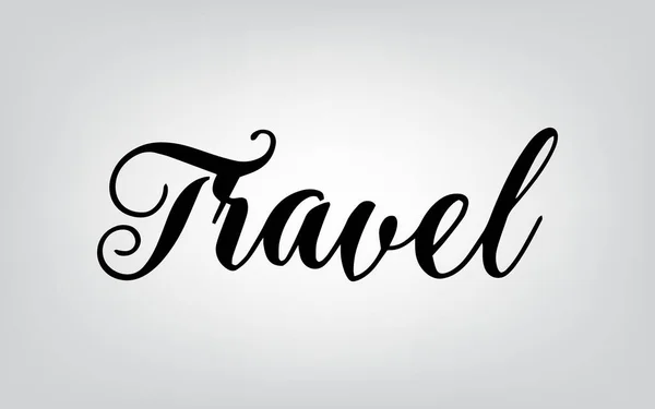 Typografia podróży — Wektor stockowy
