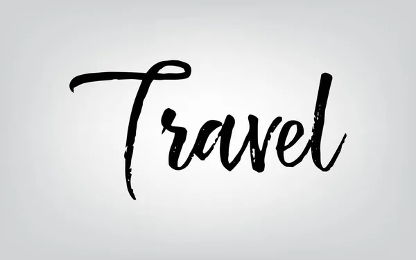 Travel typography — Stock Vector