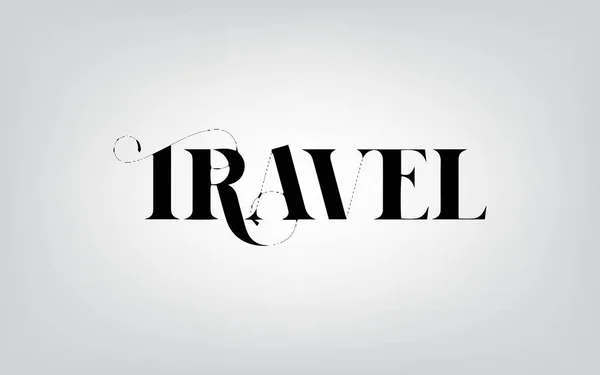 Tipografía de viajes — Vector de stock