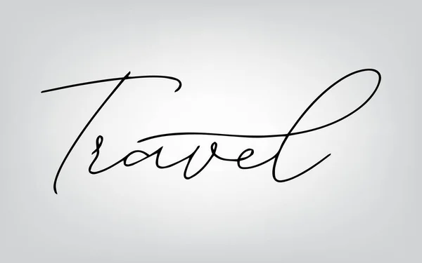 Typographie de voyage — Image vectorielle