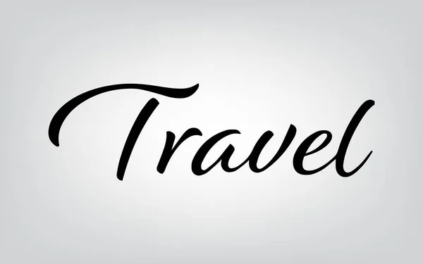 Typographie de voyage — Image vectorielle