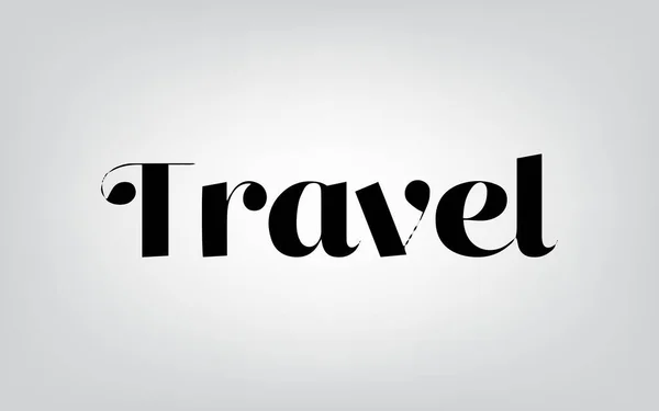 Typografia podróży — Wektor stockowy