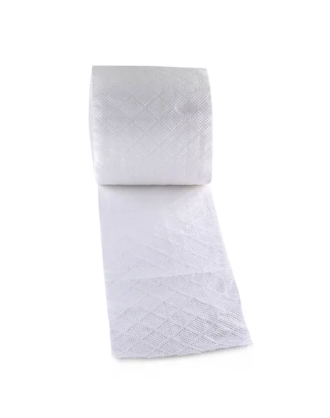 Rolo de tecido branco — Fotografia de Stock