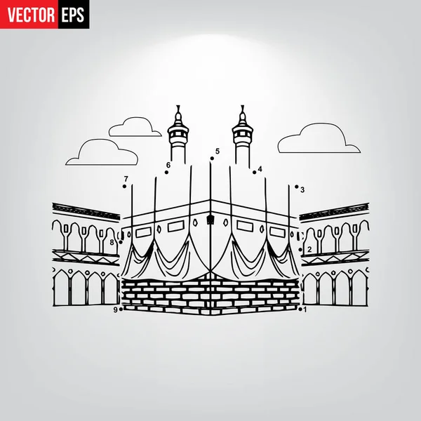 Khana e Kaaba —  Vetores de Stock