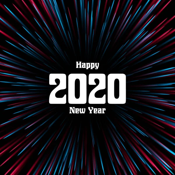 Frohes neues Jahr 2020 — Stockfoto