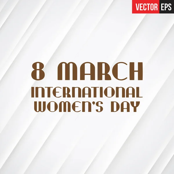 International womens day — Stock Vector