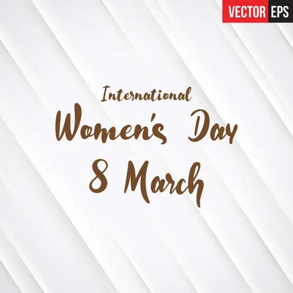 Giornata internazionale della donna — Vettoriale Stock