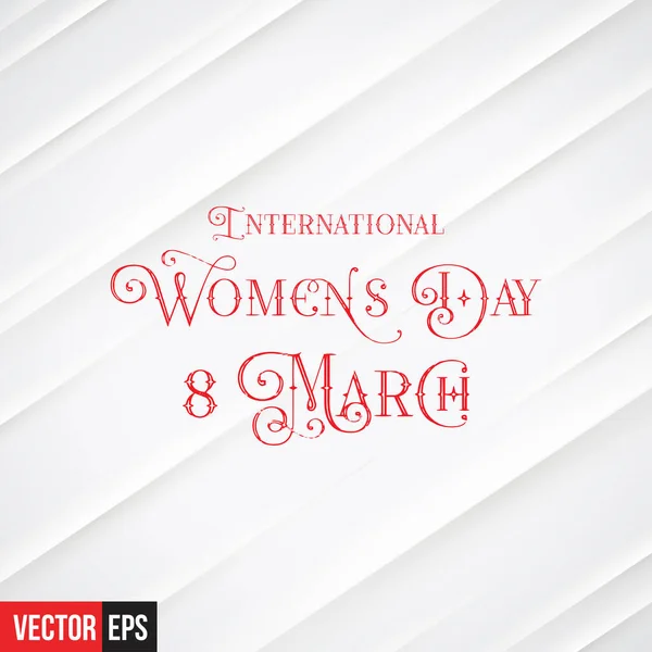 International womens day — Stock Vector