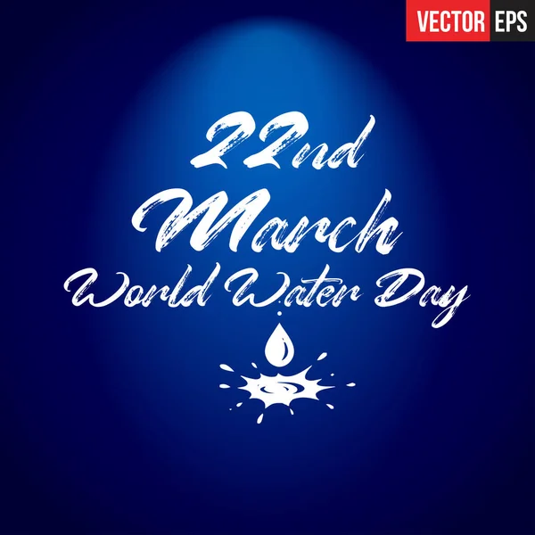 World water day — Stock Vector