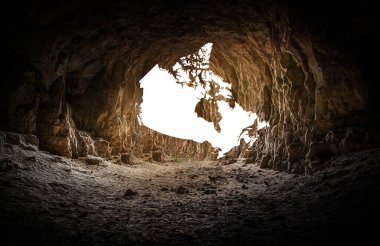 Yaratıcı mağara arka planına sahip Kanada Haritası 3B İllüstrasyon