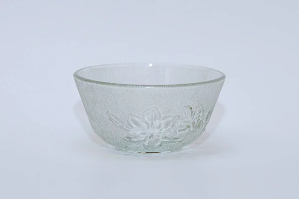 Порожній Скляний Посуд Ізольований Білому Тлі — стокове фото