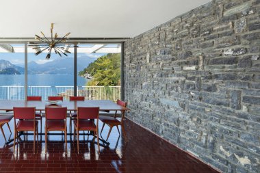 Eski yemek odası bir apartman