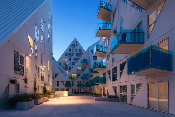 Bairro residencial, Dinamarca — Fotografia de Stock