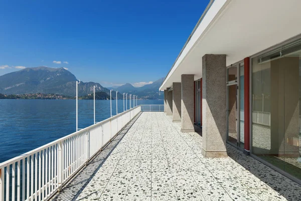 Balcony of an old penthouse — Stock Photo, Image