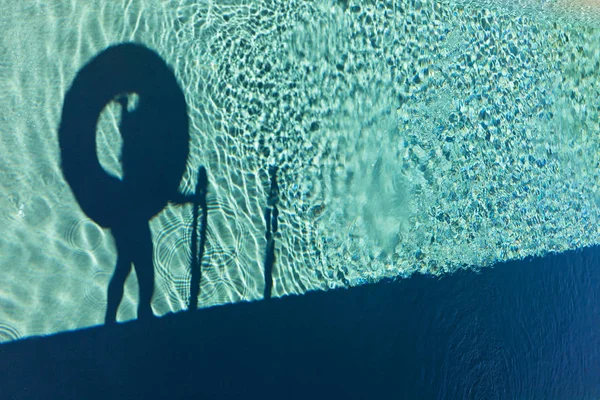 Água da piscina — Fotografia de Stock