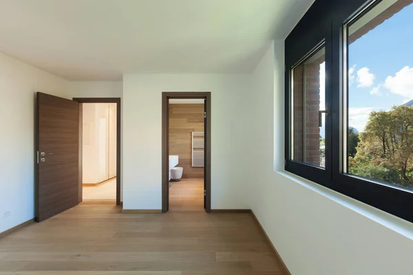 Interieur, kamer met badkamer — Stockfoto