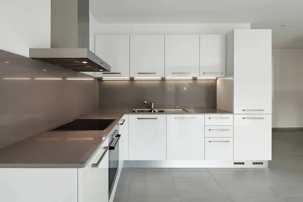 Interieur, ruime kamers met keuken — Stockfoto
