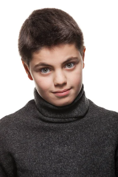 Retrato de um menino adolescente — Fotografia de Stock