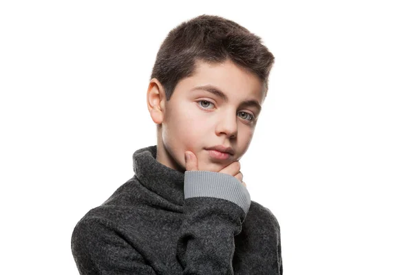 Retrato de um menino adolescente — Fotografia de Stock