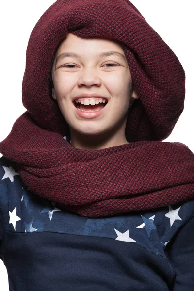 Retrato chica en el estudio — Foto de Stock