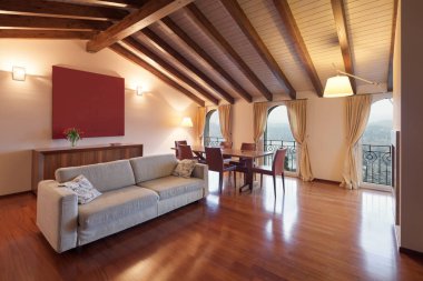 Konforlu, loft, Oturma Odasi