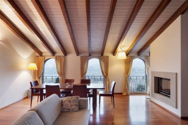 Konforlu, loft, Oturma Odasi