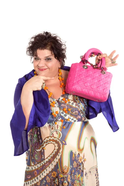 Portrait of woman fashionable — Stock Photo, Image