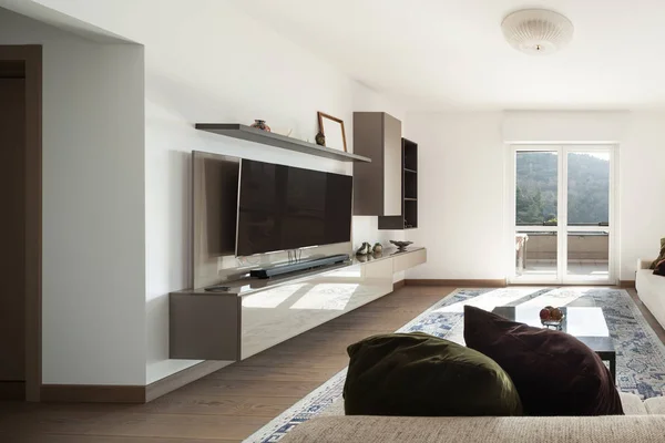 Wohnzimmer mit großen Sofas — Stockfoto