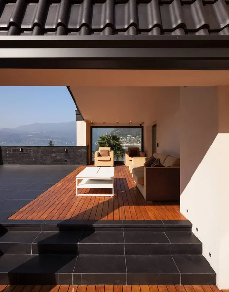 Moderne home Veranda, exterieur — Stockfoto