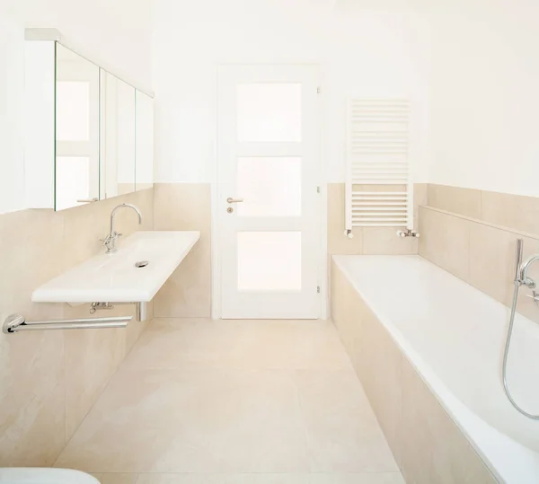 White marble bathroom — Stock Photo, Image