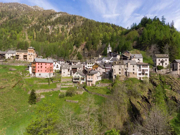 Paesaggio di Fusio, Ticino, Svizzera — Foto Stock