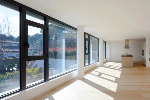 Interior of a modern house, just a room empty — Stock Photo, Image