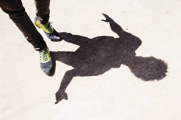 Sombras, modelo y suelo — Foto de Stock