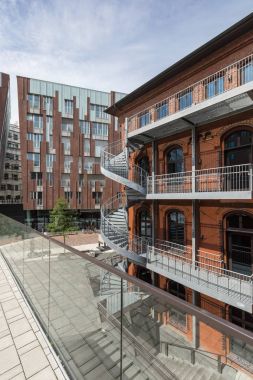 Kırmızı tuğla builging Hamburg