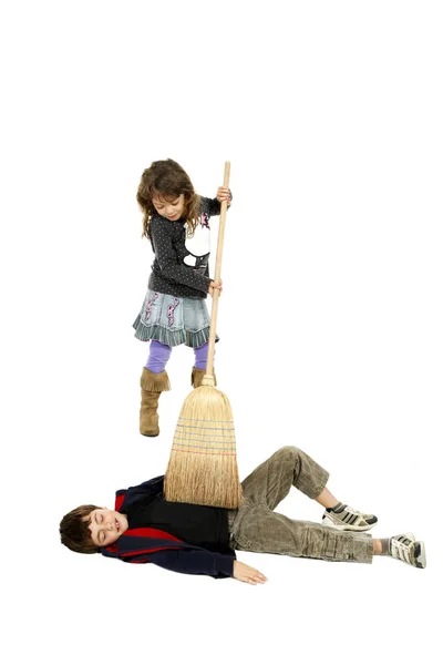 Studio portrait of children — Stock Photo, Image