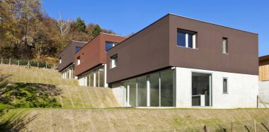 Modern villa, dış görünümünü