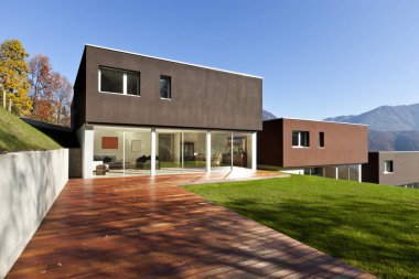 modern ev, açık