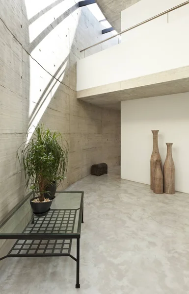 Interior Hermosa Casa Moderna Cemento Amplia Habitación —  Fotos de Stock