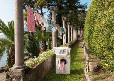 Park, decontestualization nesnesinin çamaşır makinesi