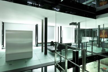 iç, modern loft gece