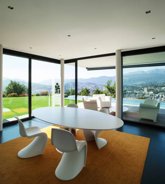 Intérieur maison moderne, salle à manger — Photo