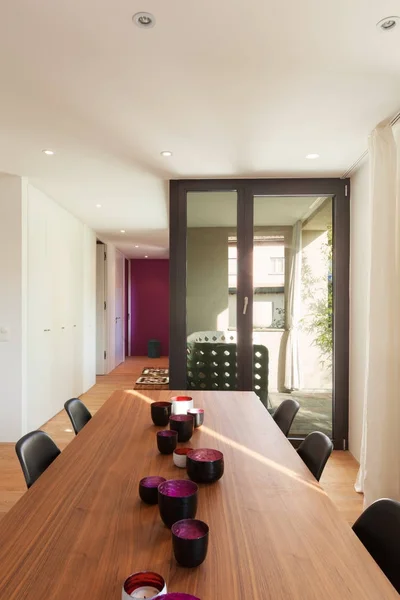 Interiér moderní byt zařízený — Stock fotografie
