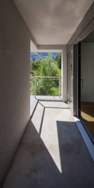 Ayrıntı modern evi, Teras