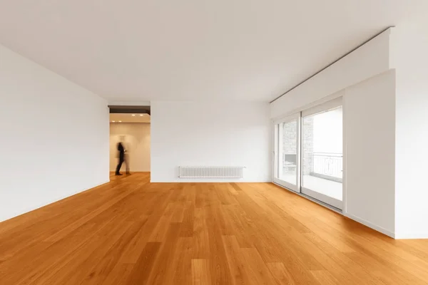 Intérieur de l'appartement moderne, chambre vide — Photo