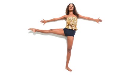 genç güzel dansçı Studio