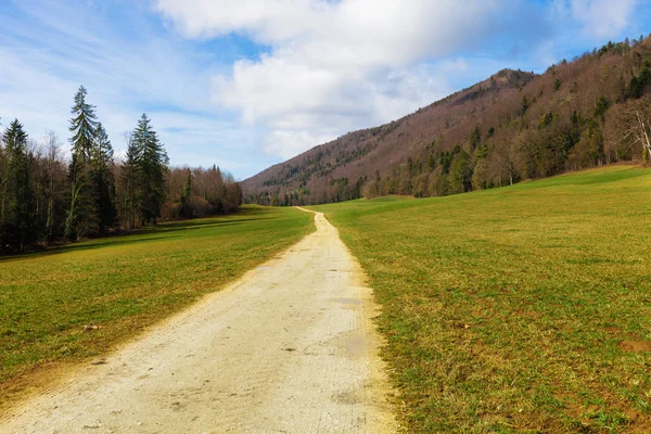 toprak yol ile kırsal manzara