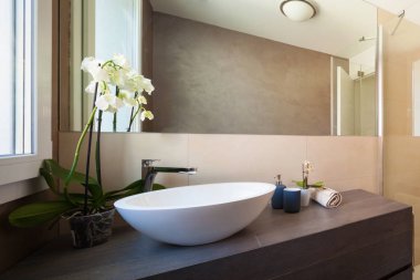 banyo lavabo yakın çekim