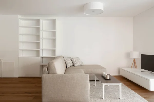 Lateral bild av en minimal levande — Stockfoto