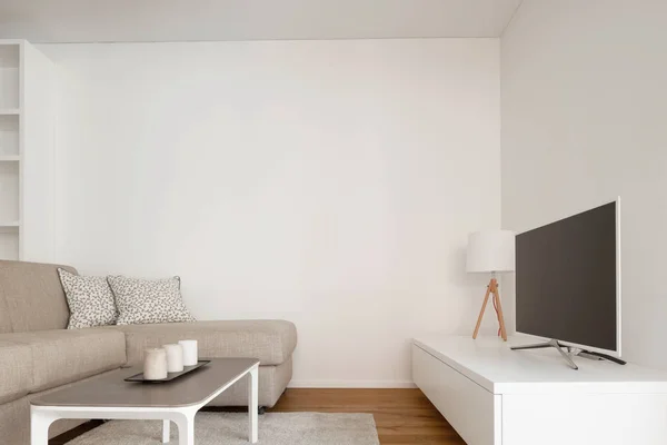 Lateral bild av en minimal levande — Stockfoto